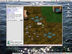 Here is the new client, running in OS9. The interface is not finished.